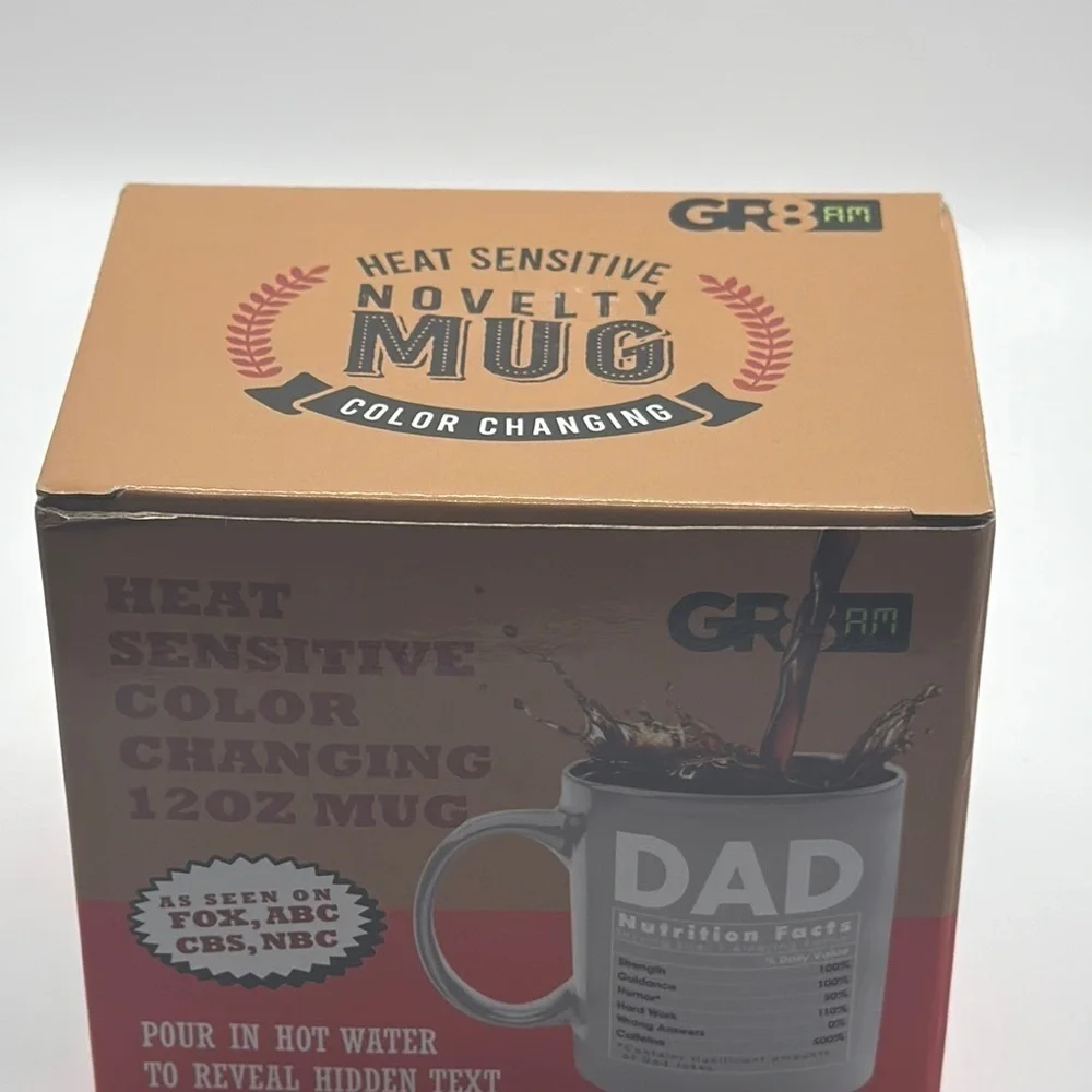 GR8AM Heat Sensitive Color Changing Mug for dad